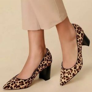 Marc Fisher Clare 5 Leopard Pumps